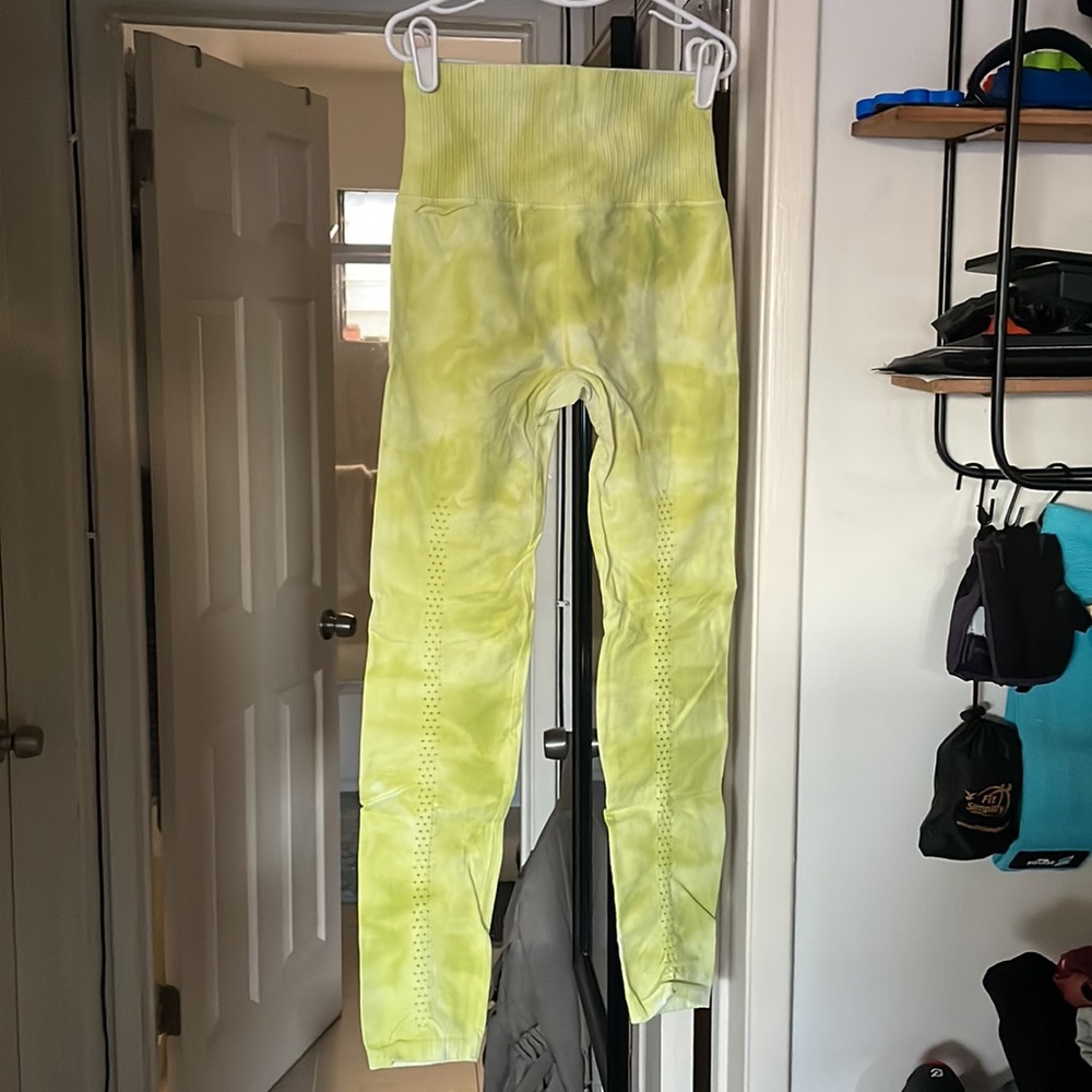Free People Movement Green TieDye Leggings - Picture 2 of 8